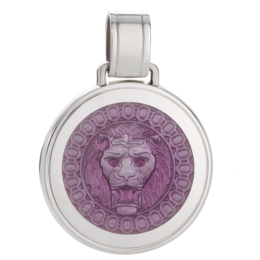 Colby Davis Lion's Head Silver Medallion (Large)