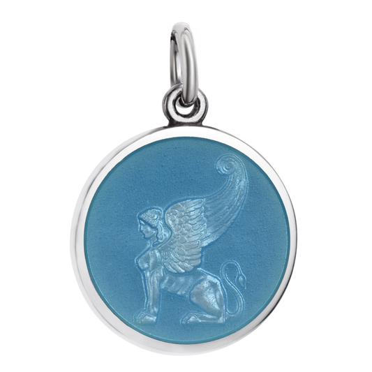 Colby Davis Winged Sphinx Silver Medallion (Small)