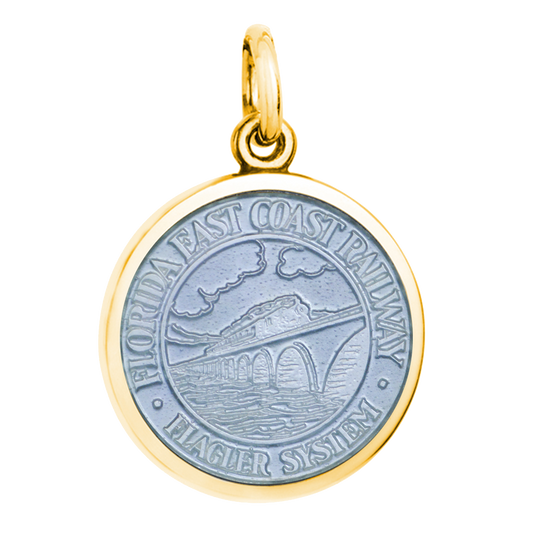 Colby Davis FEC Railway Gold Vermeil Medallion (Small)