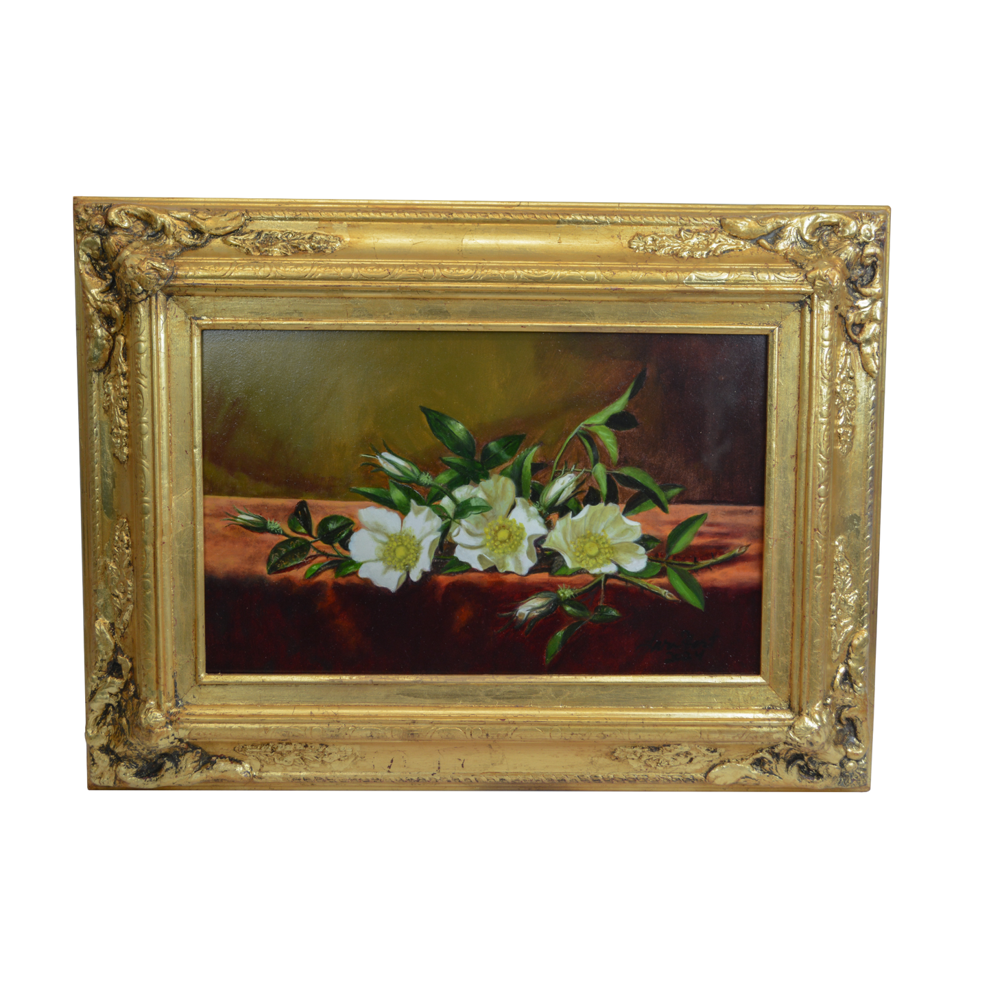 Martin Johnson Heade Cherokee Roses - Heade Reproduction