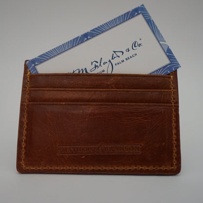 Whitehall Facade Credit Card Wallet - Smathers & Branson