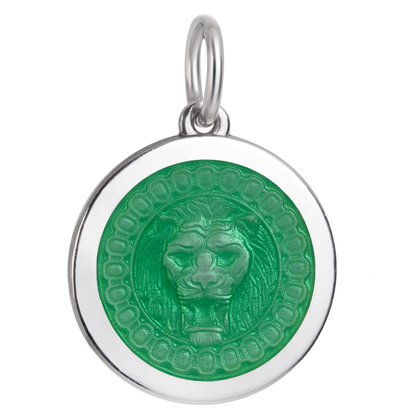 Colby Davis Lion's Head Medallion in Jade (Medium)