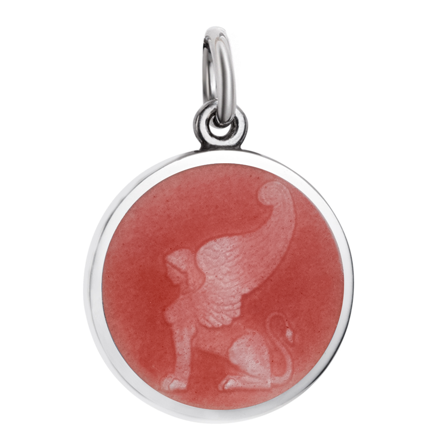 Colby Davis Winged Sphinx Medallion in Pink