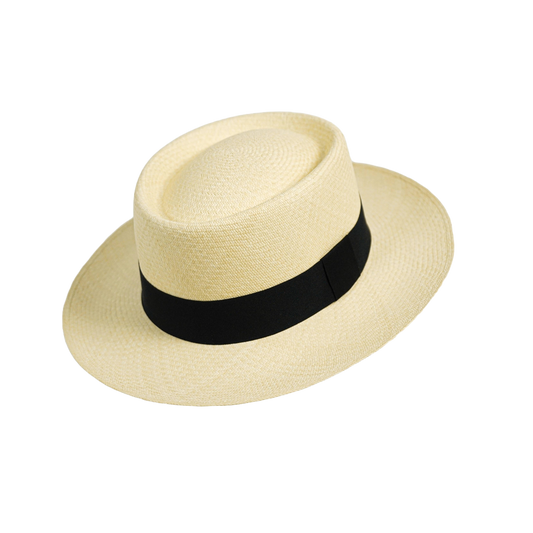 Deluxe Montecristi Hand Woven Gambler Hat (Fine Weave)