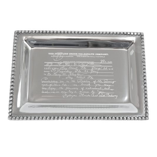 Key West Telegram Tray