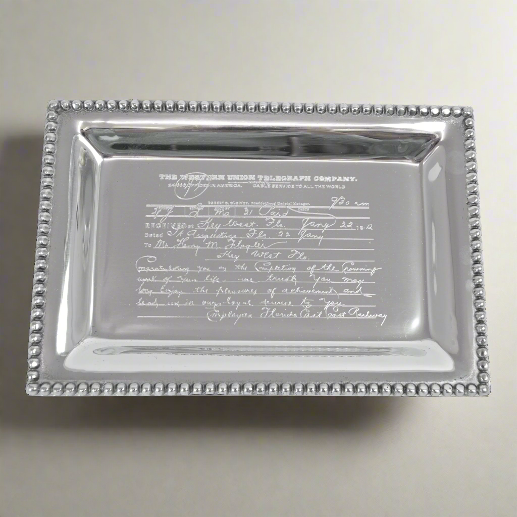 Key West Telegram Tray