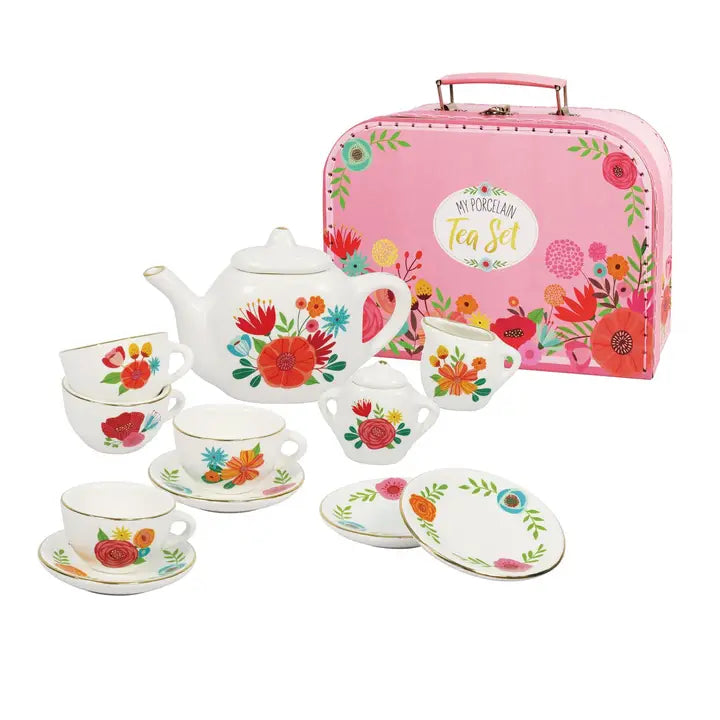 My Porcelain Tea Set with Carry Case