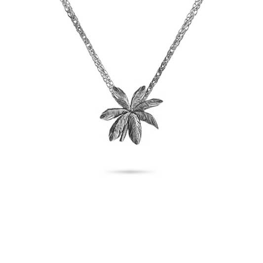 silver palm pendant 